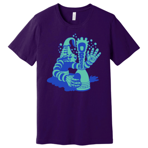 GASLEAK OSEES SHIRT - PURPLE