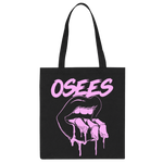 FINGERS TOTE - BLACK / PINK