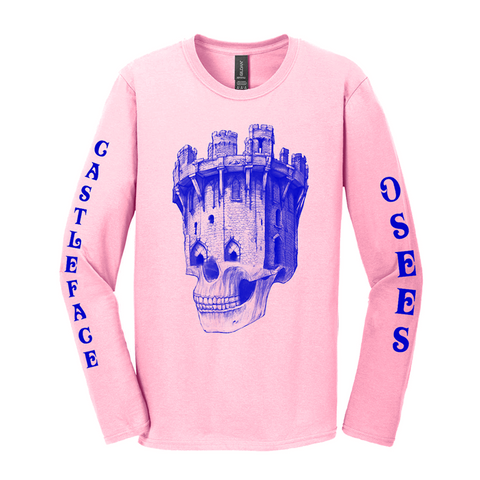 OSEES CASTLESKULL LONG SLEEVE (PINK)