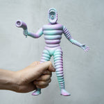 OSEES X TETSUNORI MR DONUTS FIGURE  (BLUE / PURPLE). (2)