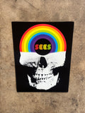 OSEES RAINBOW BACK PATCH (LARGE)