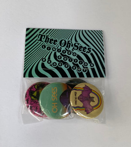 OSEES LIMITED EDITION BADGE SET