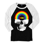 RAINBOW SKULL JERSEY (WHITE)