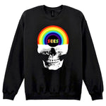 RAINBOW SKULL CREWNECK SWEATSHIRT